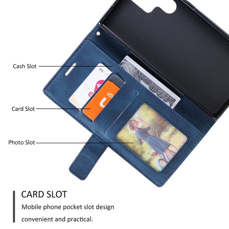 For Samsung Galaxy S25 Ultra 5G Skin Feel Splicing Leather Phone Case