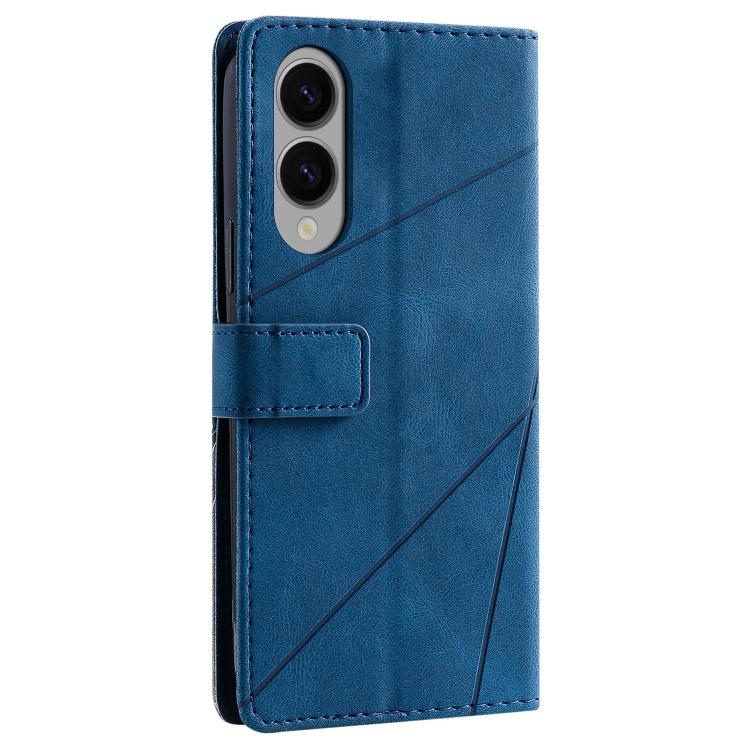 For Samsung Galaxy S25 Edge 5G Skin Feel Splicing Leather Phone Case