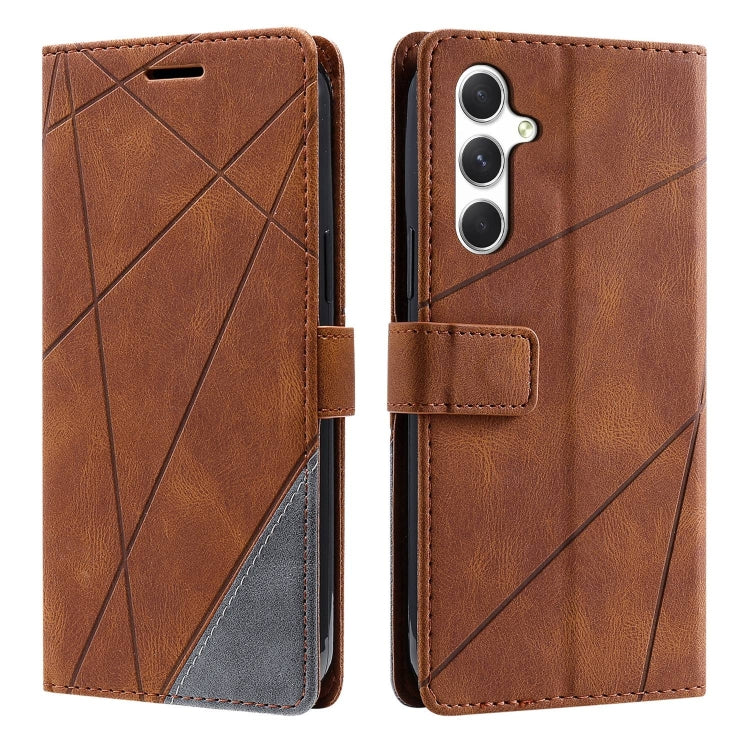 For Samsung Galaxy A16 5G Skin Feel Splicing Leather Phone Case