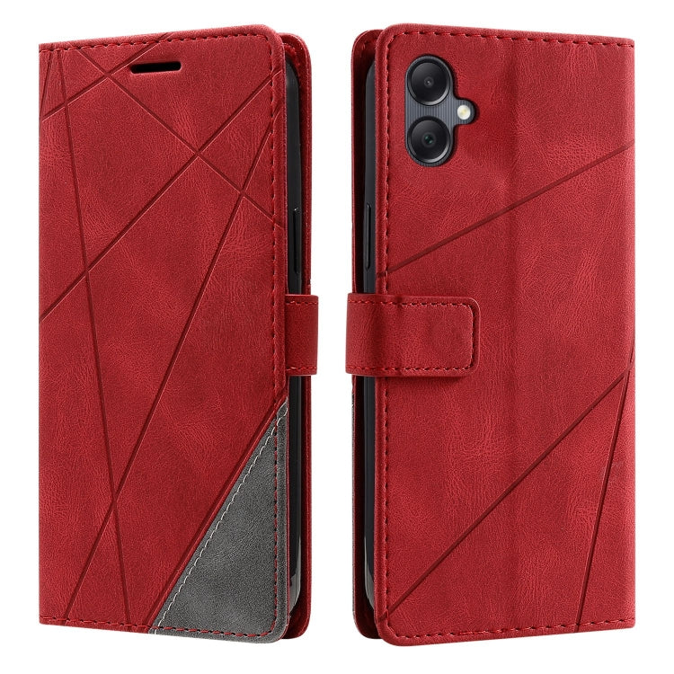 For Samsung Galaxy A06 4G Skin Feel Splicing Leather Phone Case