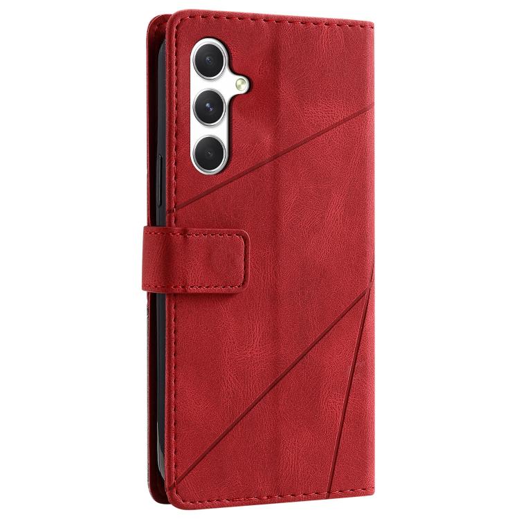 For Samsung Galaxy A56 5G Skin Feel Splicing Leather Phone Case