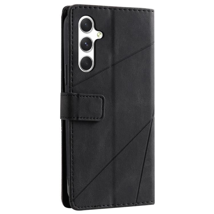 For Samsung Galaxy A56 5G Skin Feel Splicing Leather Phone Case