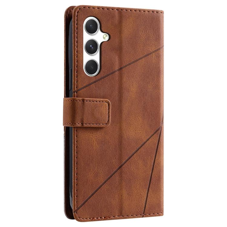 For Samsung Galaxy A56 5G Skin Feel Splicing Leather Phone Case