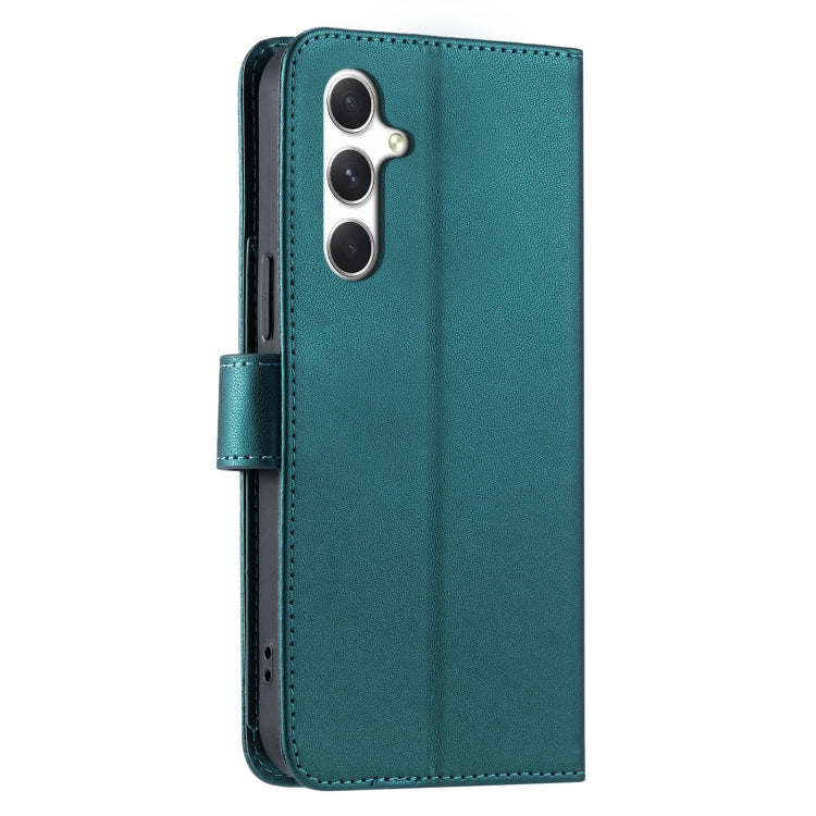 For Samsung Galaxy S24 FE 5G Ring Buckle Rhombic Leather Phone Case
