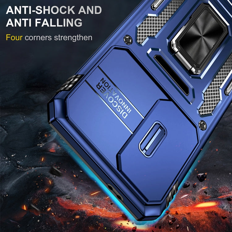 For Samsung Galaxy S24 FE 5G Armor PC Hybrid TPU Camera Shield Phone Case