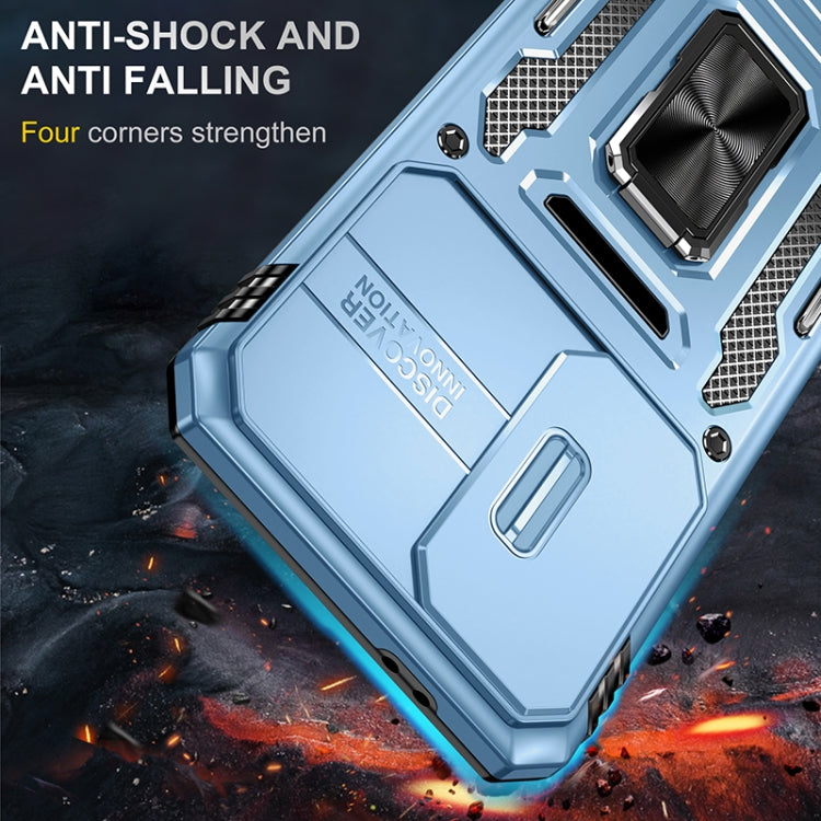 For Samsung Galaxy S24 FE 5G Armor PC Hybrid TPU Camera Shield Phone Case