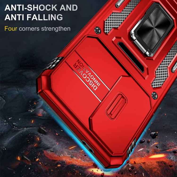 For Samsung Galaxy S24 FE 5G Armor PC Hybrid TPU Camera Shield Phone Case