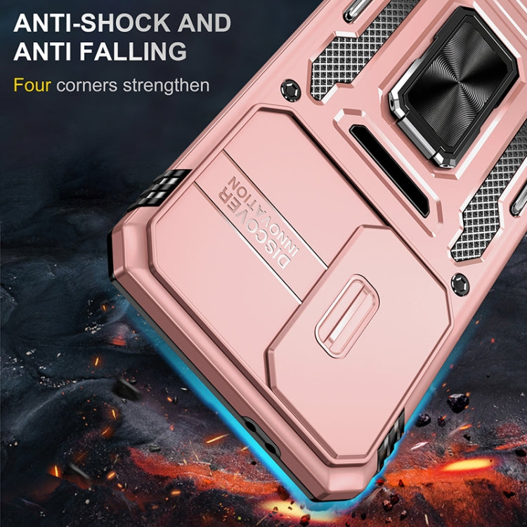 For Samsung Galaxy S24 FE 5G Armor PC Hybrid TPU Camera Shield Phone Case