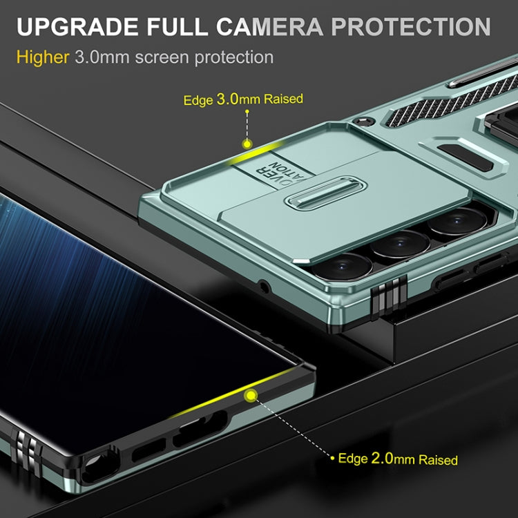 For Samsung Galaxy S25 Ultra 5G Armor PC Hybrid TPU Camera Shield Phone Case