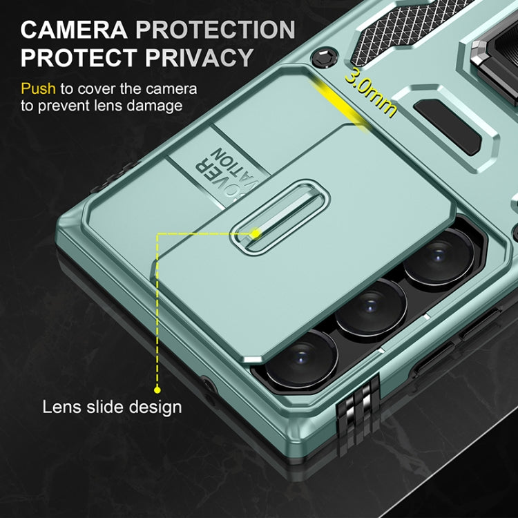 For Samsung Galaxy S25 Ultra 5G Armor PC Hybrid TPU Camera Shield Phone Case