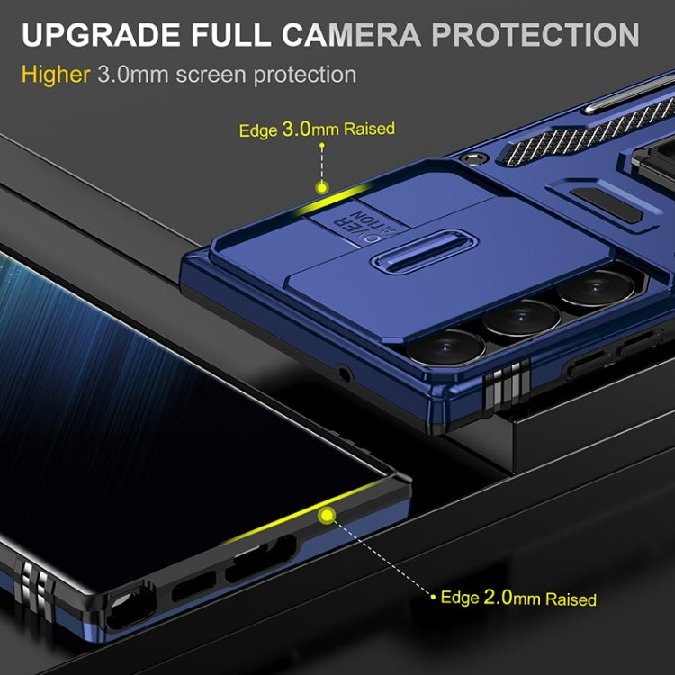 For Samsung Galaxy S25 Ultra 5G Armor PC Hybrid TPU Camera Shield Phone Case