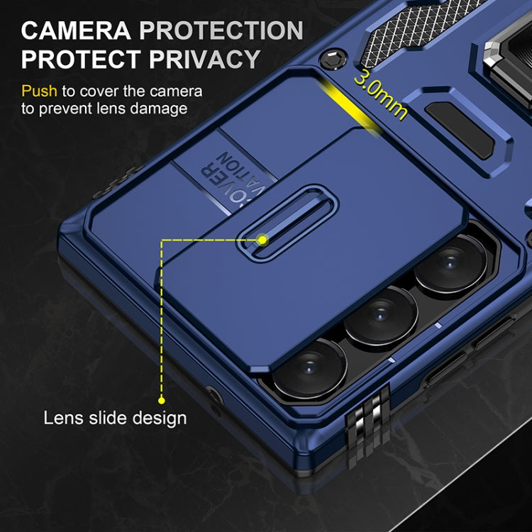 For Samsung Galaxy S25 Ultra 5G Armor PC Hybrid TPU Camera Shield Phone Case