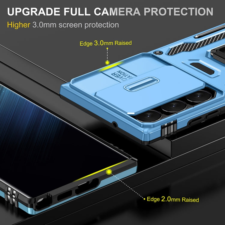 For Samsung Galaxy S25 Ultra 5G Armor PC Hybrid TPU Camera Shield Phone Case