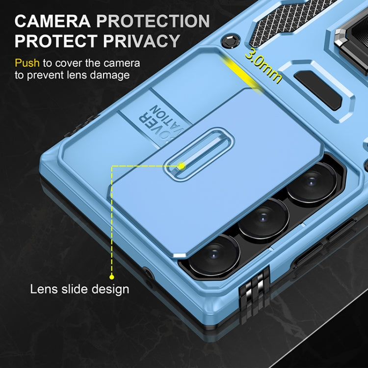 For Samsung Galaxy S25 Ultra 5G Armor PC Hybrid TPU Camera Shield Phone Case
