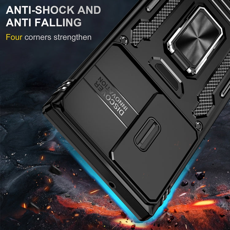 For Samsung Galaxy S25 Ultra 5G Armor PC Hybrid TPU Camera Shield Phone Case