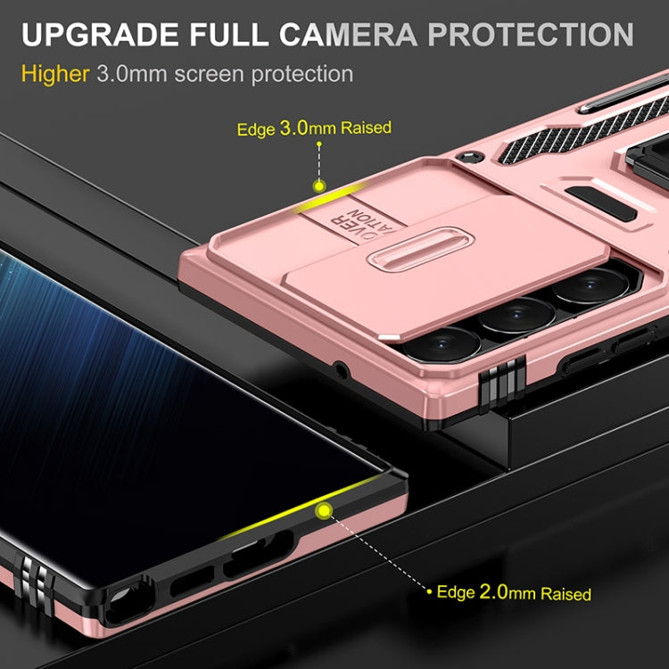 For Samsung Galaxy S25 Ultra 5G Armor PC Hybrid TPU Camera Shield Phone Case