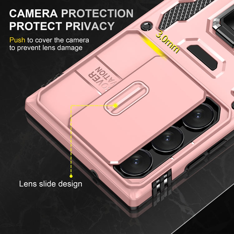 For Samsung Galaxy S25 Ultra 5G Armor PC Hybrid TPU Camera Shield Phone Case