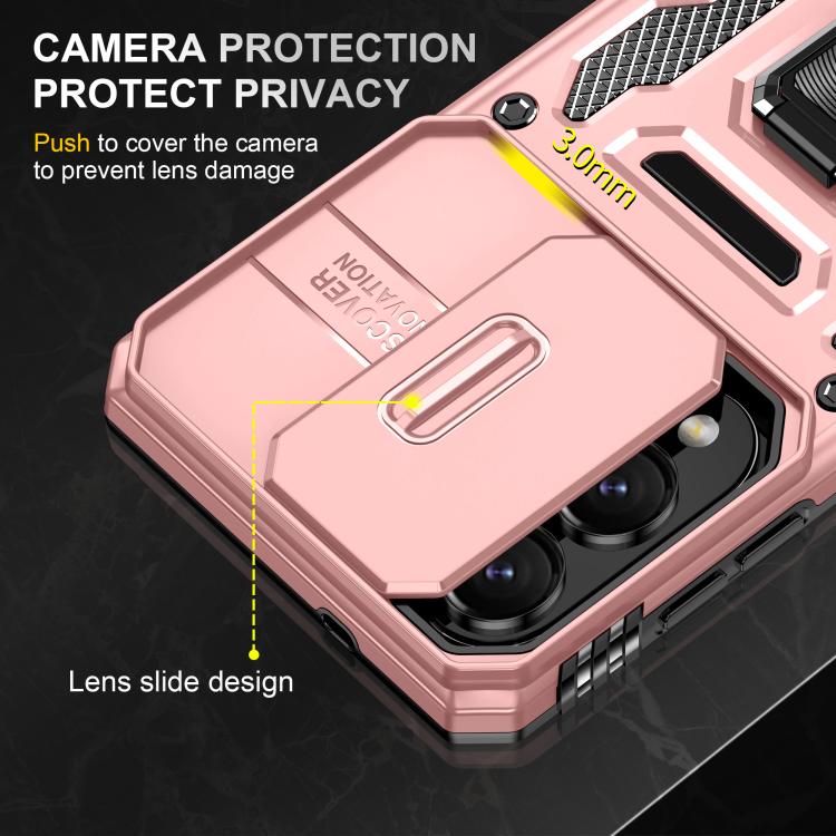 For Samsung Galaxy S25 Edge 5G Armor PC Hybrid TPU Camera Shield Phone Case