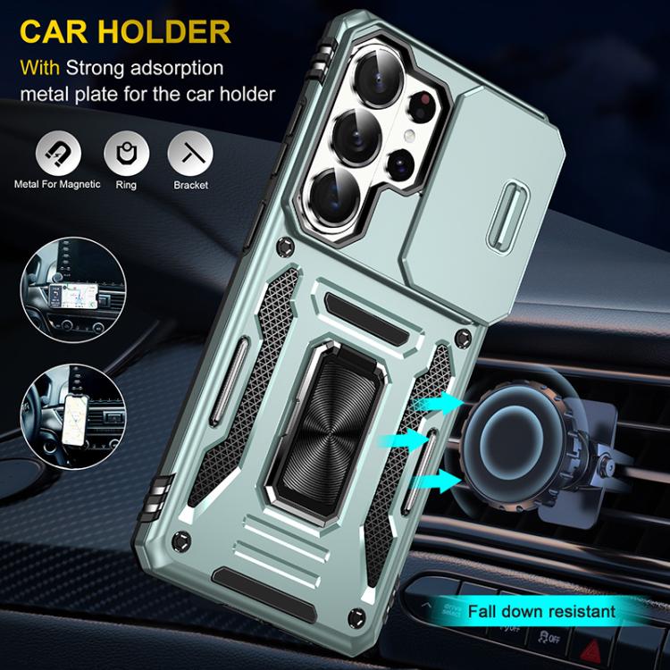 For Samsung Galaxy S26 Ultra 5G Armor PC Hybrid TPU Camera Shield Phone Case