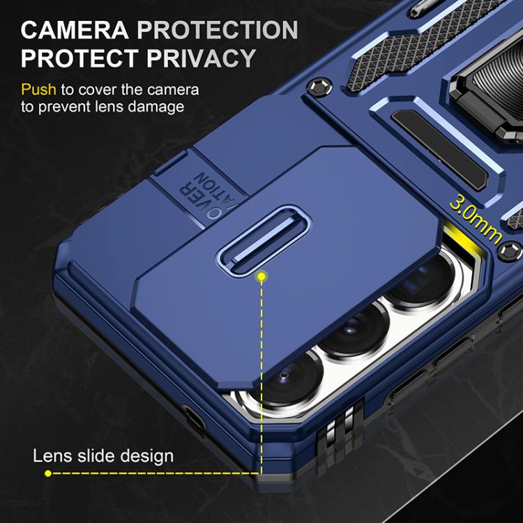 For Samsung Galaxy S26 Ultra 5G Armor PC Hybrid TPU Camera Shield Phone Case