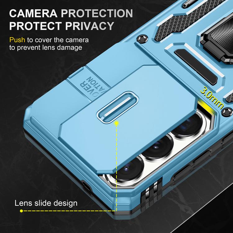 For Samsung Galaxy S26 Ultra 5G Armor PC Hybrid TPU Camera Shield Phone Case
