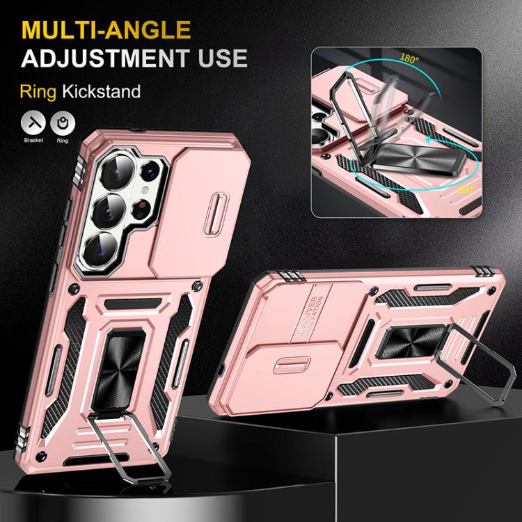 For Samsung Galaxy S26 Ultra 5G Armor PC Hybrid TPU Camera Shield Phone Case