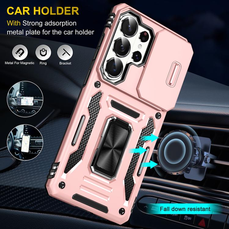 For Samsung Galaxy S26 Ultra 5G Armor PC Hybrid TPU Camera Shield Phone Case