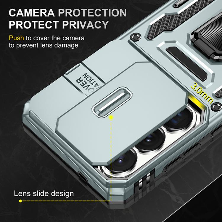 For Samsung Galaxy S26 Ultra 5G Armor PC Hybrid TPU Camera Shield Phone Case