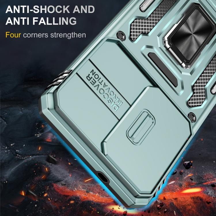 For Samsung Galaxy S26 5G Armor PC Hybrid TPU Camera Shield Phone Case