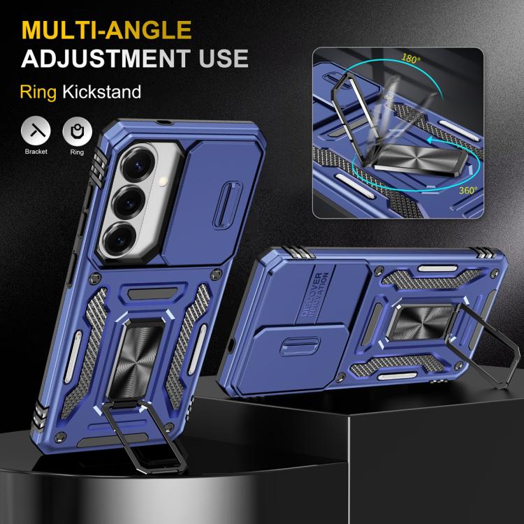 For Samsung Galaxy S26 5G Armor PC Hybrid TPU Camera Shield Phone Case