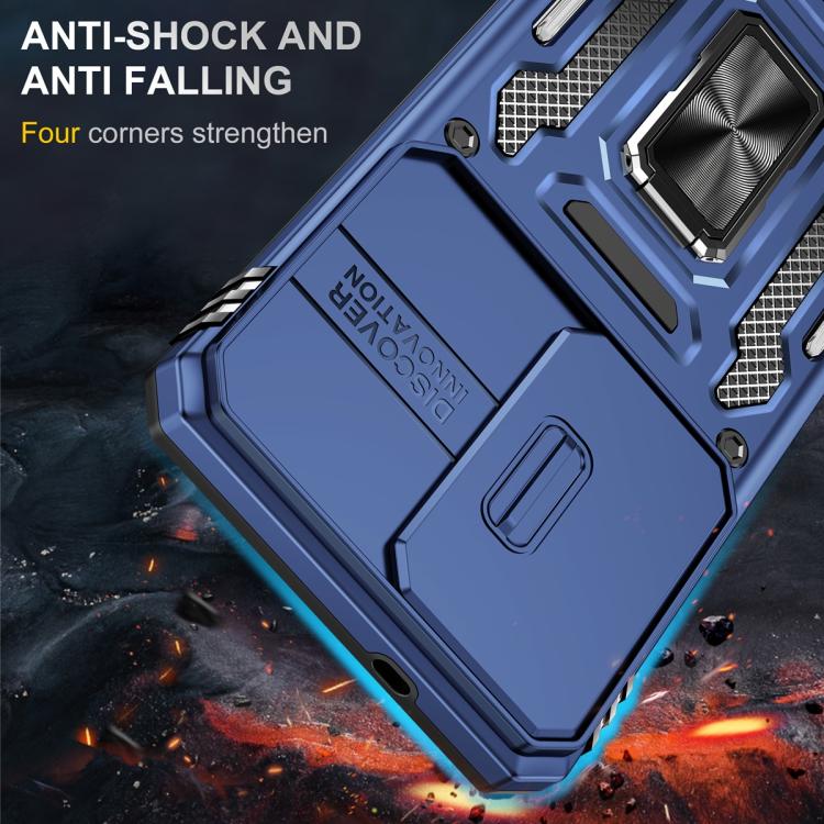 For Samsung Galaxy S26 5G Armor PC Hybrid TPU Camera Shield Phone Case