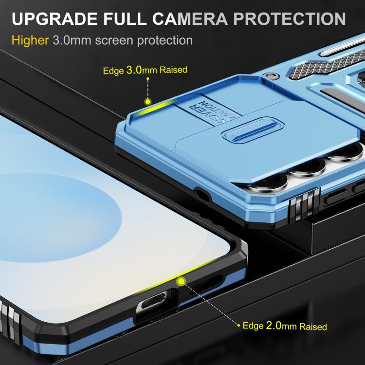 For Samsung Galaxy S26 5G Armor PC Hybrid TPU Camera Shield Phone Case