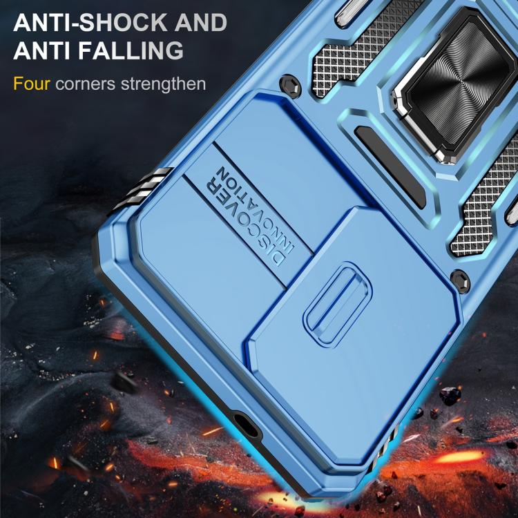 For Samsung Galaxy S26 5G Armor PC Hybrid TPU Camera Shield Phone Case