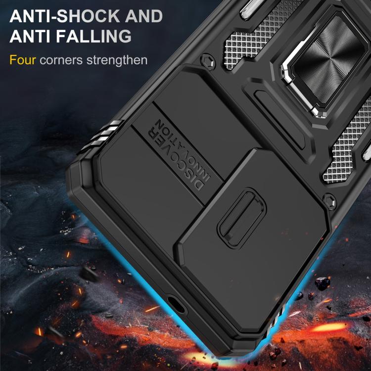 For Samsung Galaxy S26 5G Armor PC Hybrid TPU Camera Shield Phone Case