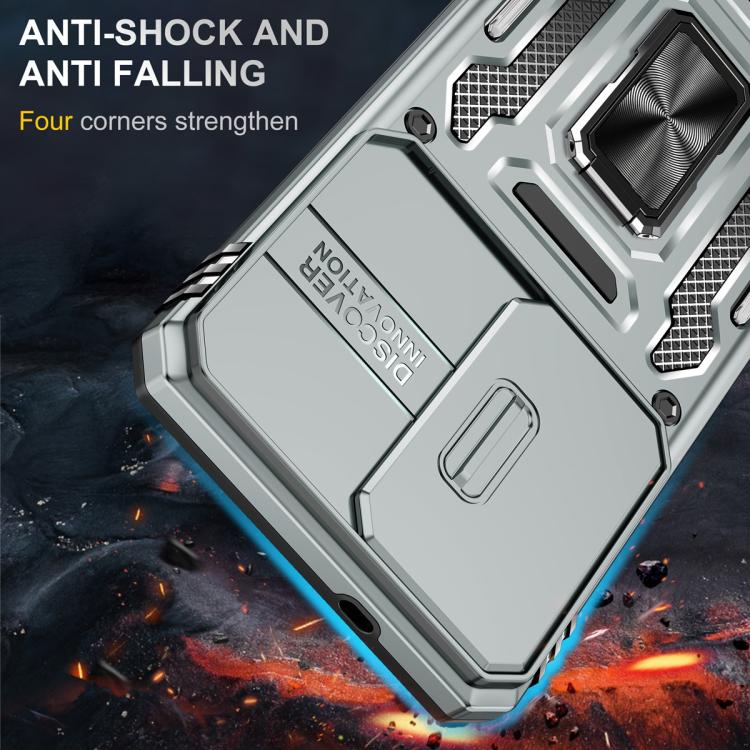 For Samsung Galaxy S26 5G Armor PC Hybrid TPU Camera Shield Phone Case