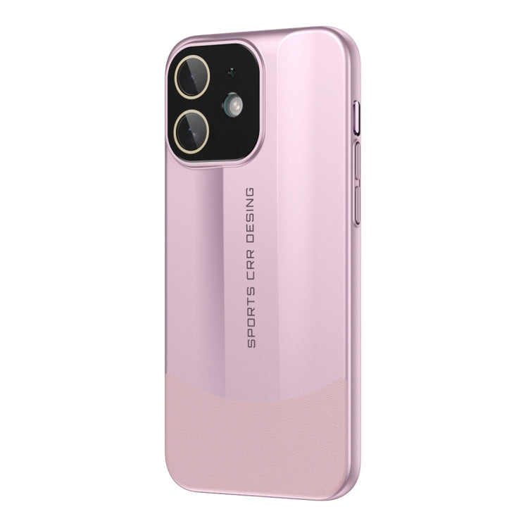 For iPhone 12 Vegetarian Leather Series Skin Feel Full Coverage Phone Case