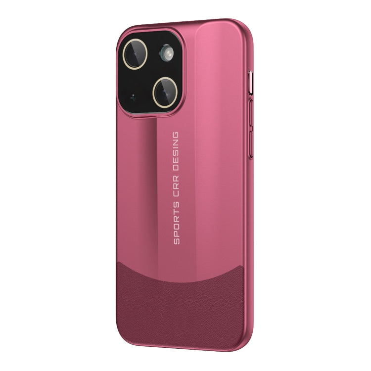 For iPhone 15 Plus Vegetarian Leather Series Skin Feel Full Coverage Phone Case