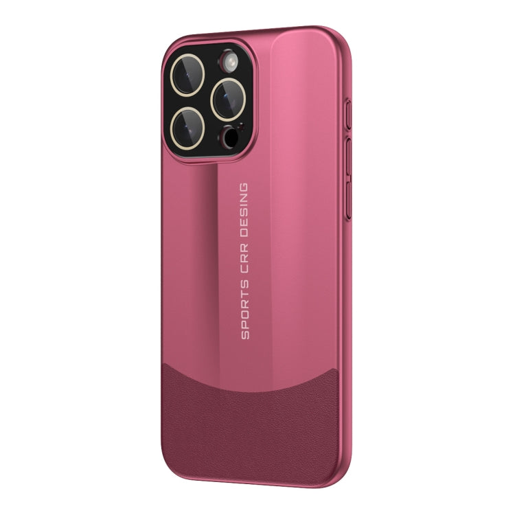 For iPhone 15 Pro Max Vegetarian Leather Series Skin Feel Full Coverage Phone Case
