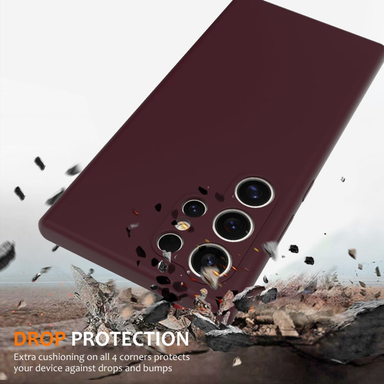 For Samsung Galaxy S24 Ultra 5G Shockproof Silicone Magsafe Phone Case