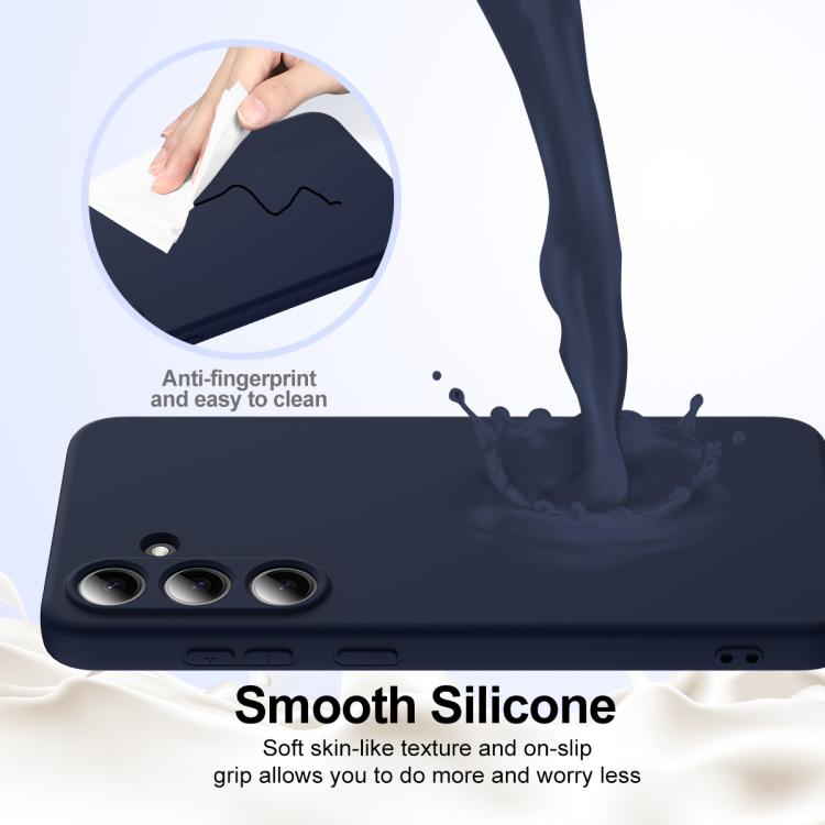 For Samsung Galaxy S25 FE 5G Shockproof Silicone Magsafe Phone Case