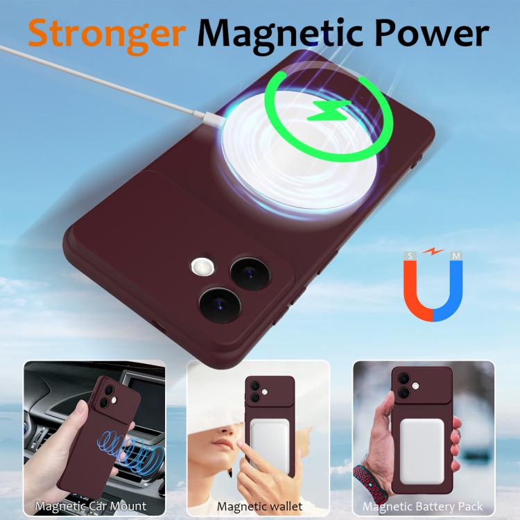 For Samsung Galaxy S26 Edge 5G Shockproof Silicone Magsafe Phone Case
