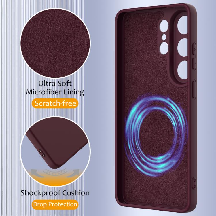 For Samsung Galaxy S26 Ultra 5G Shockproof Silicone Magsafe Phone Case