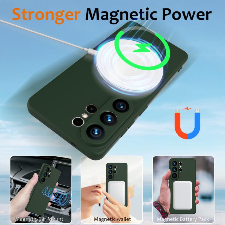 For Samsung Galaxy S26 Ultra 5G Shockproof Silicone Magsafe Phone Case
