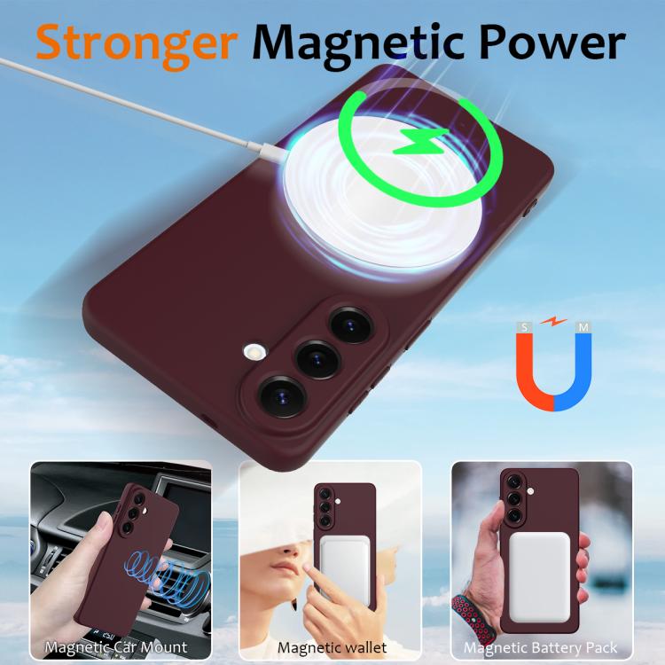 For Samsung Galaxy S26+ 5G Shockproof Silicone Magsafe Phone Case