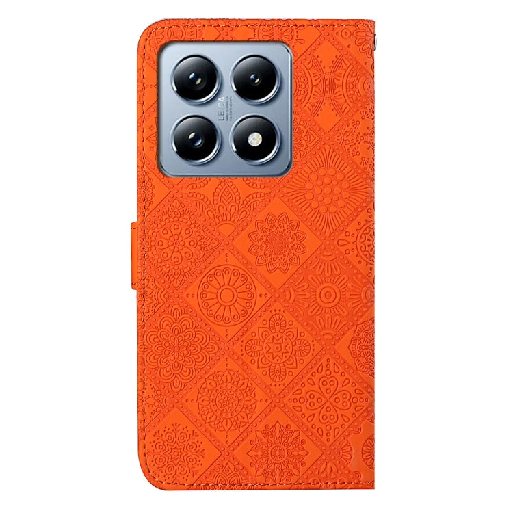 For Xiaomi 14T Ethnic Style Embossed Pattern Leather Phone Case