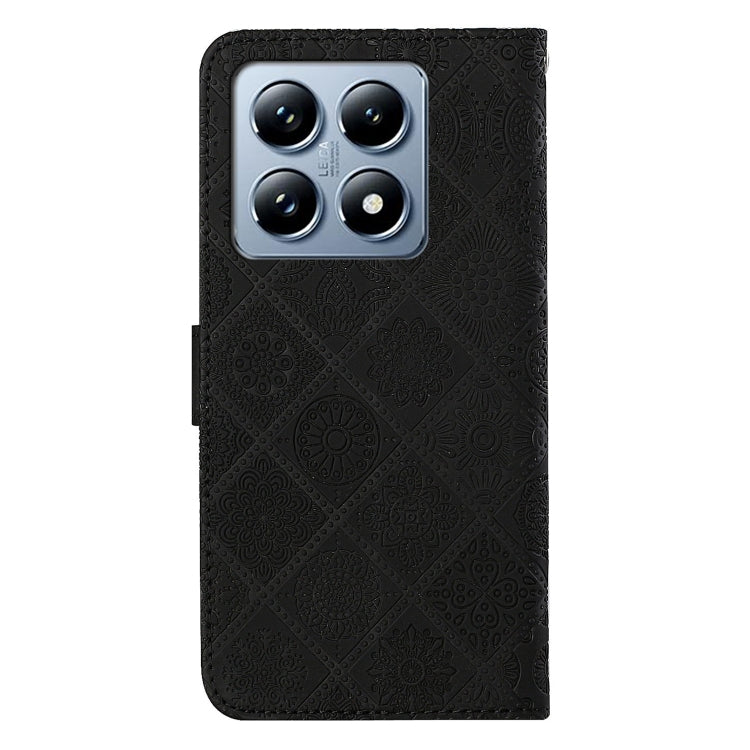 For Xiaomi 14T Ethnic Style Embossed Pattern Leather Phone Case
