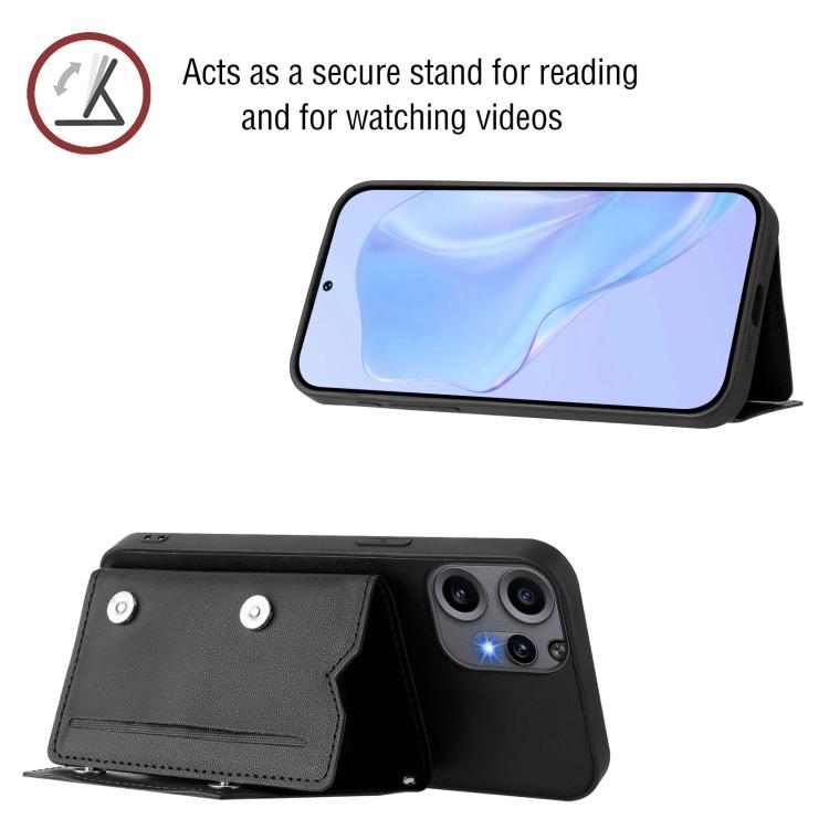For Nothing CMF Phone 2 Pro Skin Feel Four Card Slots Phone Case with Wrist Strap