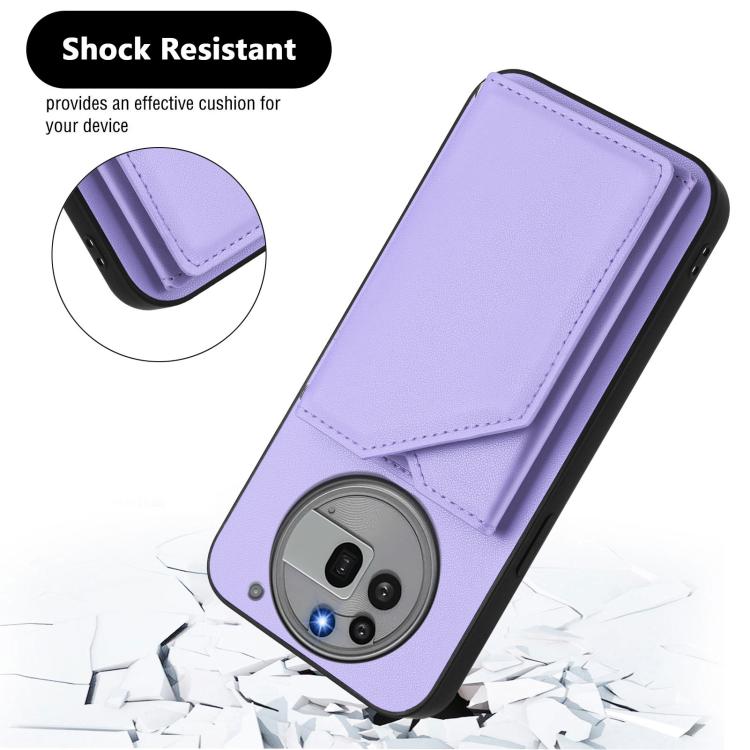 For Nothing Phone 3a Pro Skin Feel Four Card Slots Phone Case with Wrist Strap