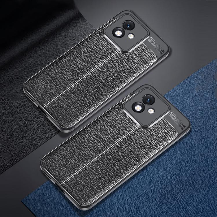 For Honor X60 GT Litchi Texture TPU Shockproof Phone Case - Black