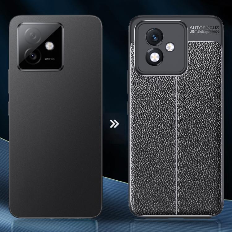 For Honor X60 GT Litchi Texture TPU Shockproof Phone Case - Black